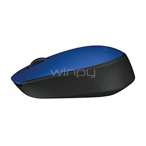 Mouse Óptico Azul M170 Logitech inalámbrico