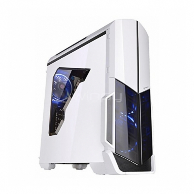 Gabinete Gamer Thermaltake Versa N21 (ATX, Fuente 500Watts, Ventana, Snow)