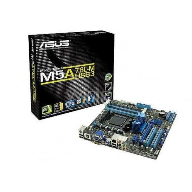 Placa madre Asus M5A78L-M/USB3 (AM3+ mATX, AMD 760G/SB170)