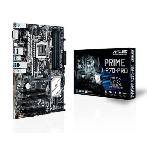 マザーボード: ASUS PRIME H270-PRO Placa Madre Asus Prime H270-PRO (LGA1151, ATX, DDR4 2400Mhz