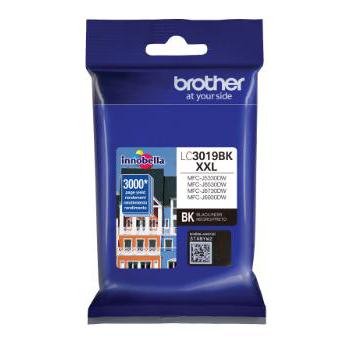 Cartucho de tinta negro alto rendimiento Brother LC3019BK