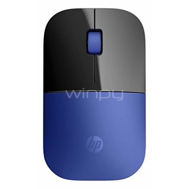 Mouse inalámbrico HP Z3700 (1200DPI, Ambidiestro, Azul)