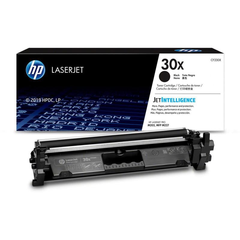 Tóner para impresoras láser HP 30X Cartucho 3500páginas Negro