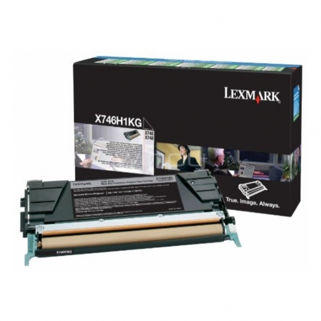 Cartucho de tóner Lexmark para impresora X746/X748 (Color negro, 12.000 páginas)
