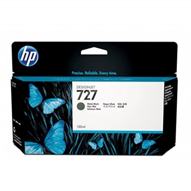 Cartucho de tinta HP 727 DesignJet negro mate de 130 ml (B3P22A)