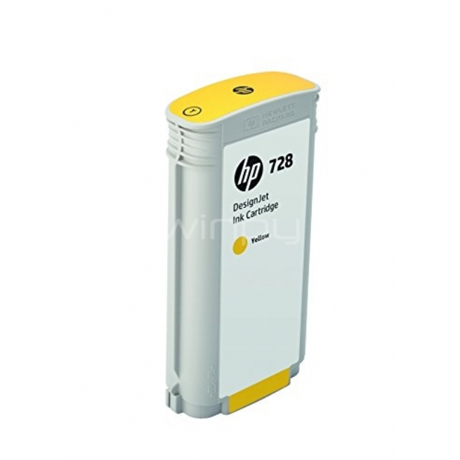 Cartucho de tinta DesignJet HP 728 de 130 ml Amarillo (F9J65A)