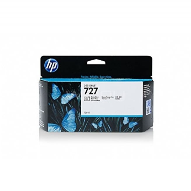 Cartucho de tinta HP 727 DesignJet negro fotográfico de 130 ml (B3P23A)