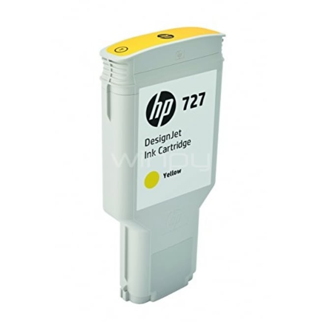 Cartucho de tinta HP 727 DesignJet amarillo de 300 ml (F9J78A)