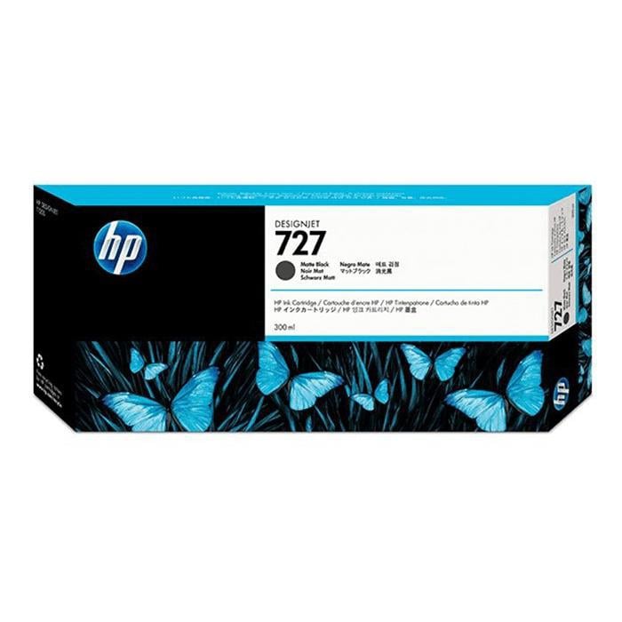 Cartucho de tinta HP 727 DesignJet negro mate de 300 ml (C1Q12A)