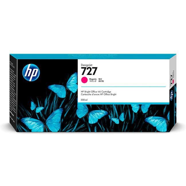 Cartucho de tinta HP 727 DesignJet magenta de 300 ml (F9J77A)