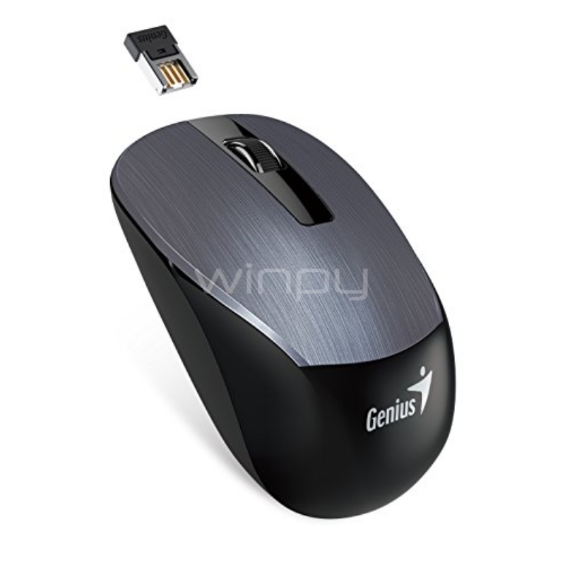 Mouse Genius NX-7015 (USB, 1600dpi, BlueEye, Negro)