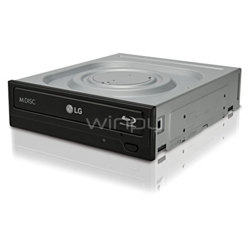 Unidad de disco óptico, Blu-Ray DVD Combo LG BH16NS55 -, Negro