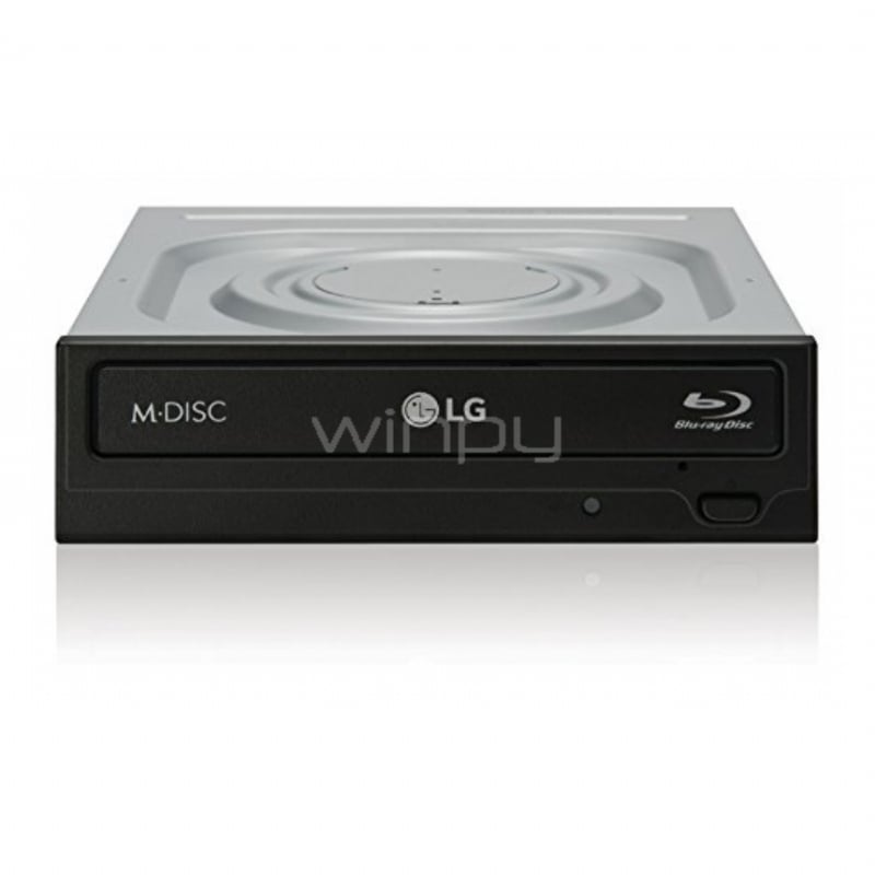 Unidad de disco óptico, Blu-Ray DVD Combo LG BH16NS55 -, Negro