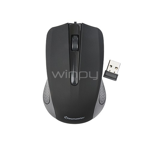 Mouse Wireless Tecmaster 353 Black (TM-MO353RG-BK)