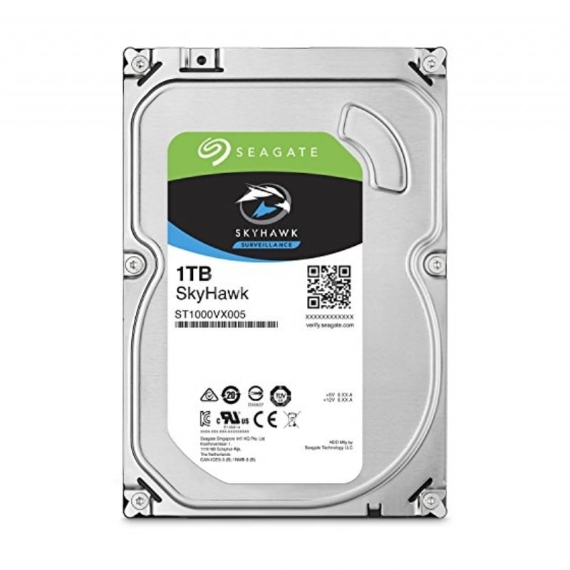Disco duro Seagate SkyHawk de 1TB para videovigilancia (SATA, Formato 3.5)