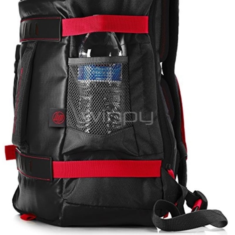 Mochila roja/negra Odyssey HP de 15,6 (X0R83AA)