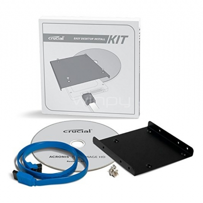 Crucial - Kit de instalación para disco SSD 3,5 Pulg