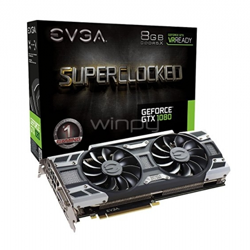 EVGA nVIDIA GeForce GTX 1080 SC Gaming ACX 3.0 - 8GB GDDR5X