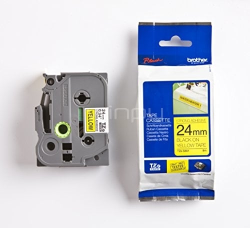 Brother TZeS651 - Cinta laminada adhesiva (ancho: 24 mm, longitud: 8 m)