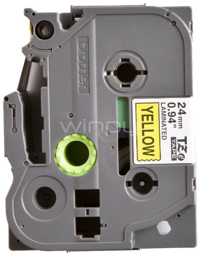 Brother TZeS651 - Cinta laminada adhesiva (ancho: 24 mm, longitud: 8 m)