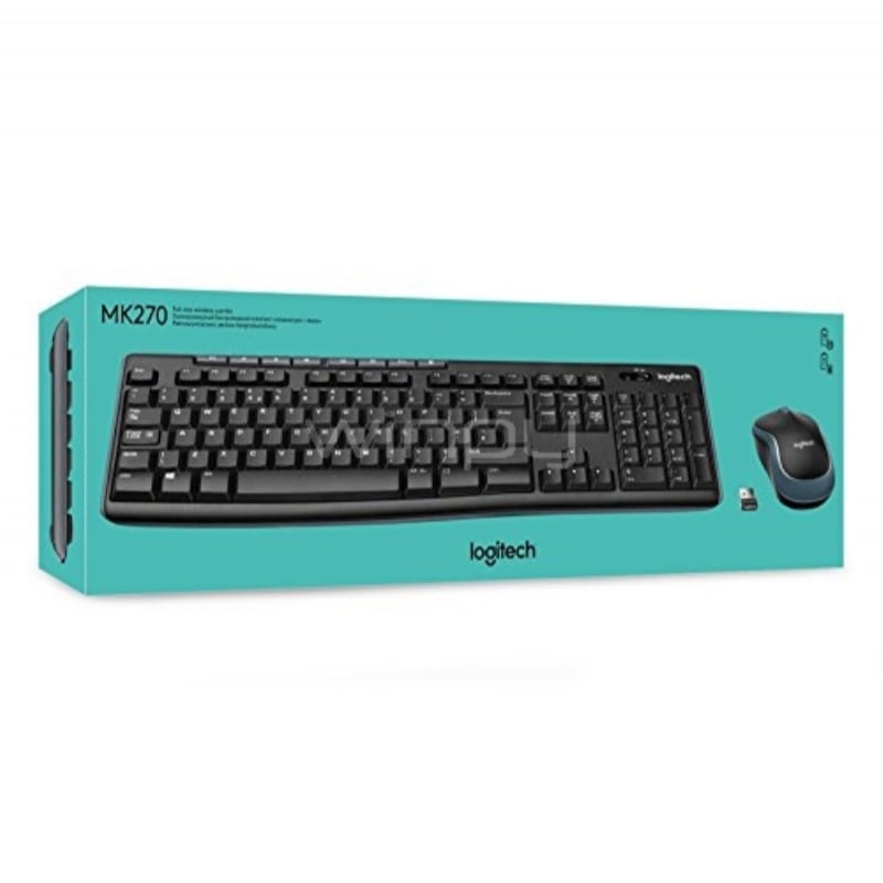 Kit teclado y ratón inalámbricos Logitech MK270