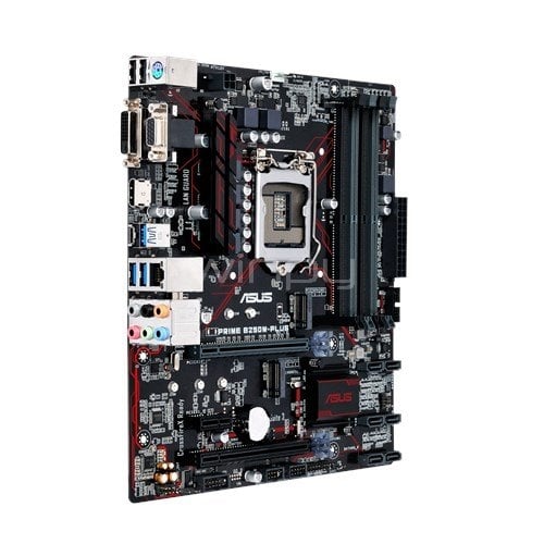 Placa Madre Asus PRIME B250M-PLUS (LGA1151, DDR4 2400, M2, Optane, mATX)