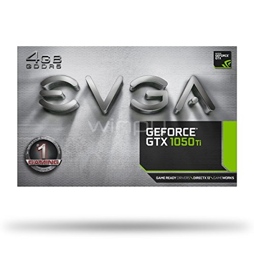 Tarjeta de Video EVGA NVIDIA GeForce GTX 1050 Ti - 4GB GDDR5
