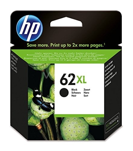 Cartucho original de tinta de alta capacidad HP 62XL tricolor (C2P07AL)