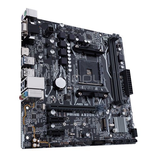 Placa Madre ASUS PRIME-A320M-K (AM4, DDR4 2133-3200, M2, mATX)
