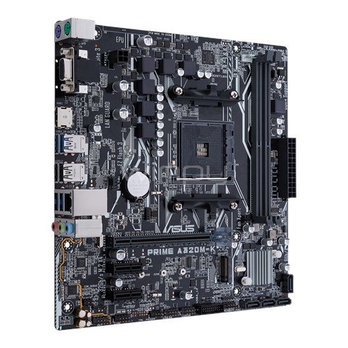 Placa Madre ASUS PRIME-A320M-K (AM4, DDR4 2133-3200, M2, mATX)