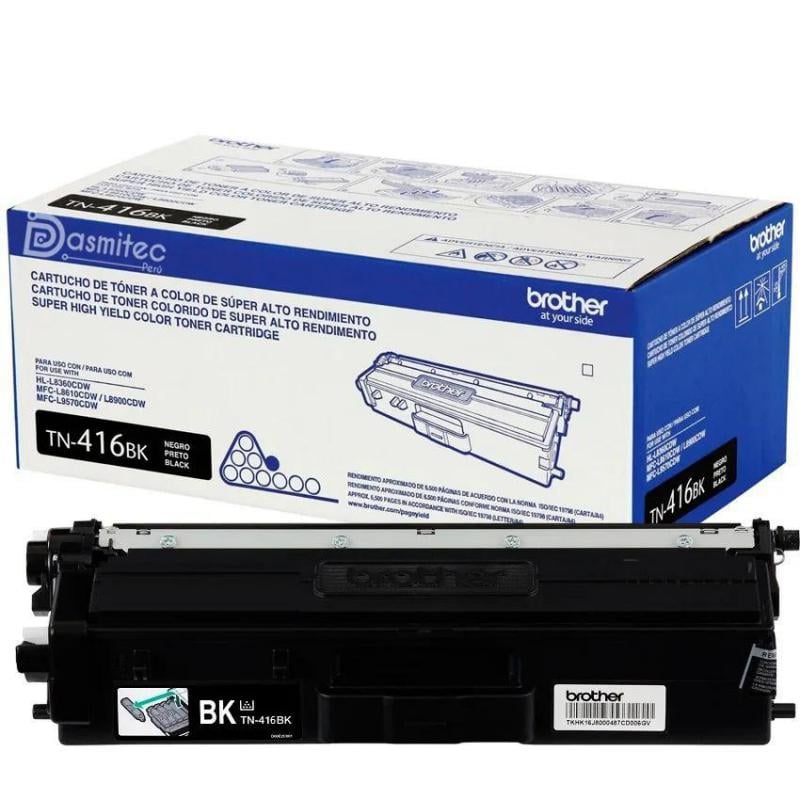 Cartucho de tóner Brother negro TN416BK de alto rendimiento