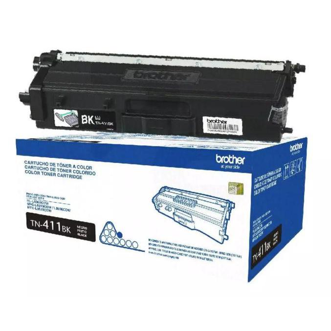 Cartucho de tóner Brother TN411BK (Negro, 3.000 páginas)