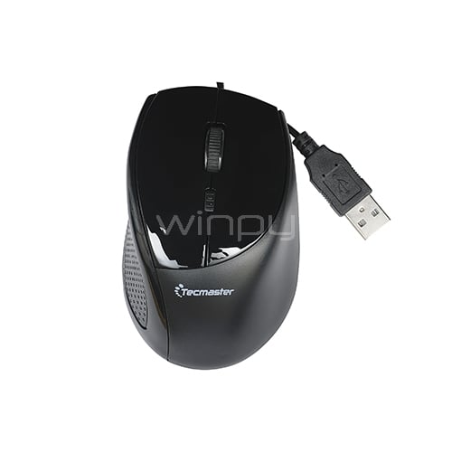 Mouse Tecmaster  Wired Optical TM-MO360-BK (USB, 800-1200-1600DPI)