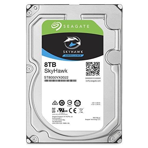 Disco duro Seagate SkyHawk de 8TB para videovigilancia (SATA, Formato 3.5)