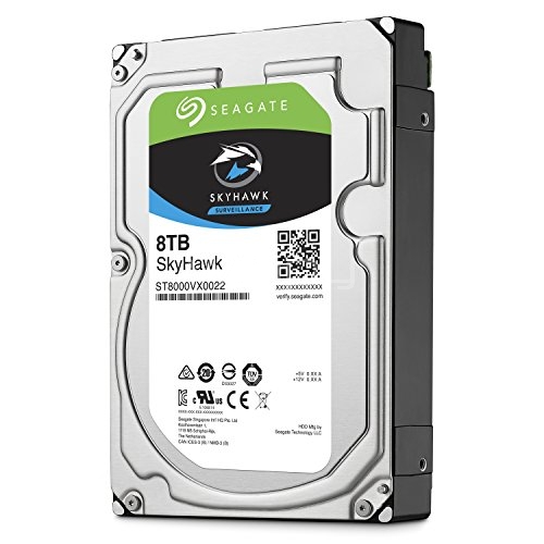 Disco duro Seagate SkyHawk de 8TB para videovigilancia (SATA, Formato 3.5)