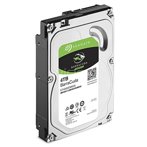 Disco duro Seagate BarraCuda de 4 TB (3,5 pulgadas, SATA III 6Gb/s