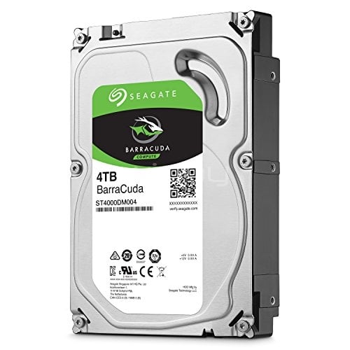 Disco duro Seagate BarraCuda de 4 TB (3,5 pulgadas, SATA III 6Gb/s