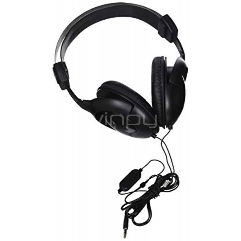 Auriculares Genius HS-505X Over Ear (micrófono, conector 3,5mm, negro)