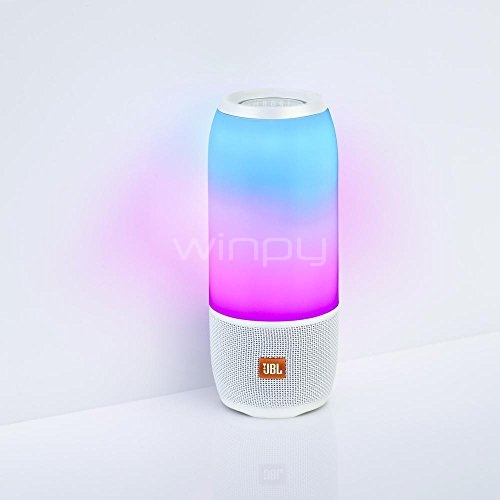 Parlante Bluetooth portátil JBL Pulse 3 (Blanco) | JBLPULSE3WHTAM