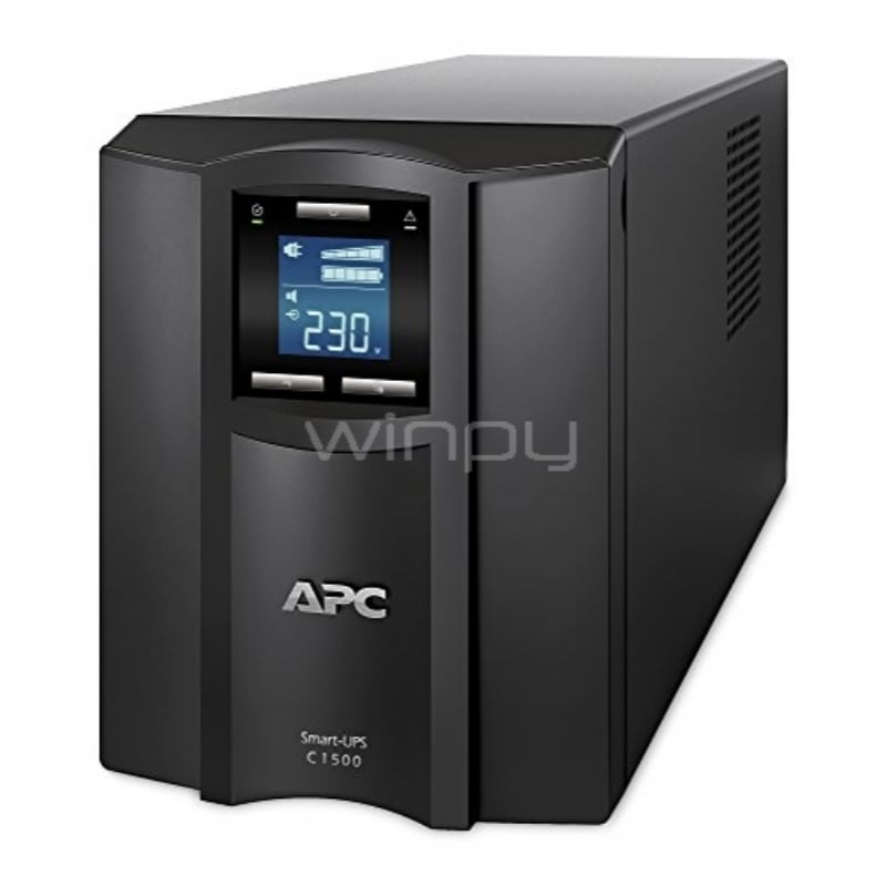 APC Smart-UPS C 1,500VA - SMC1500I - ( 900Watts / 1,5 kVA, Línea interactiva, Onda sinusoidal)
