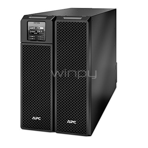 UPS APC Smart-UPS SRT de 10.000VA y 230V (Doble conversión, Alta densidad)