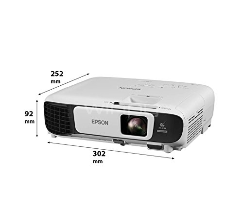 Proyector Epson PowerLite U42+ (3LCD, 3600 lúmenes, Full HD, Wireless-HDMI-VGA-USB)