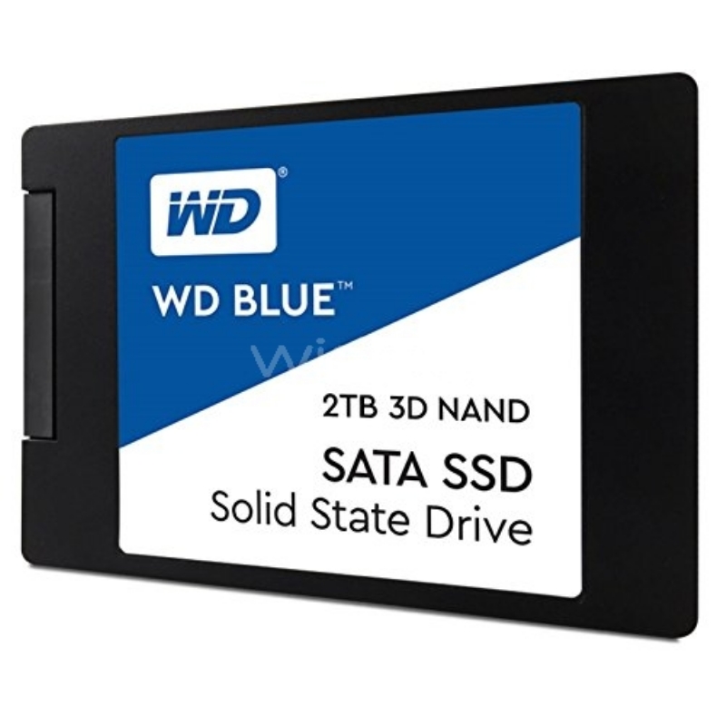 内蔵型SSD WD BLUE 3D NAND SATA SSD 2TB Disco estado sólido Western Digital Blue de 2TB - WDS200T2B0A