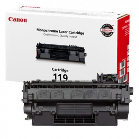 Cartucho de tóner Canon 119 de alta capacidad II (Negro, 6400 páginas)