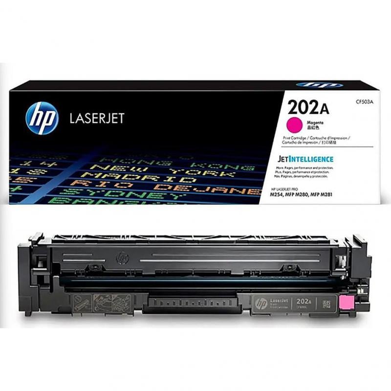 Cartucho de tóner original LaserJet HP 202A magenta (CF503A)