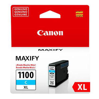Cartucho Canon PGI-1100XL (Cian 12ml, 935 Páginas)