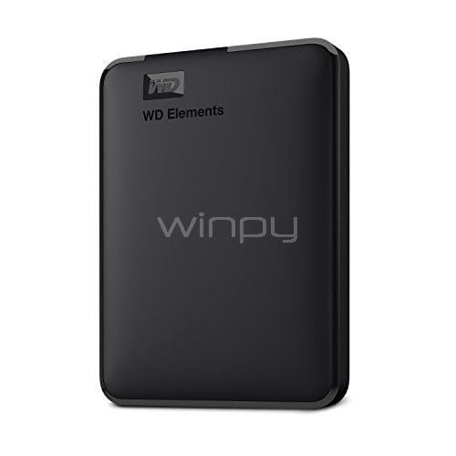 Disco portátil Western Digital Elements de 4 TB (USB 3.0, Negro)