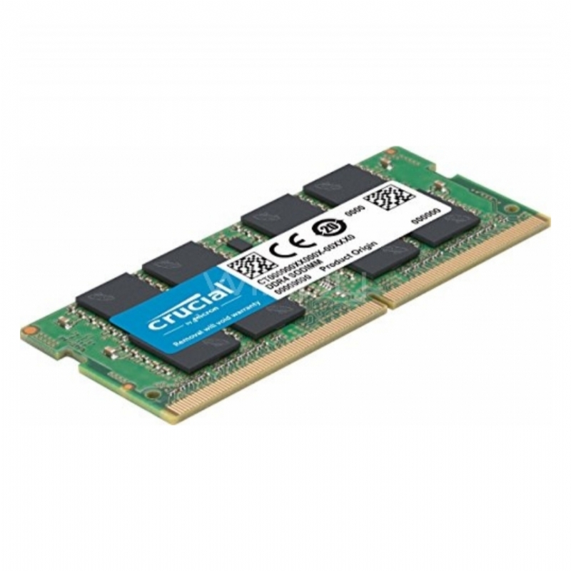 Memoria RAM Crucial de 4 GB (DDR4, 2400 MHz, SODIMM) | CT4G4SFS824A