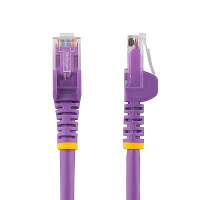 Cable de Red de 3m Púrpura Cat6 UTP Ethernet Gigabit RJ45 sin Enganches - StarTech