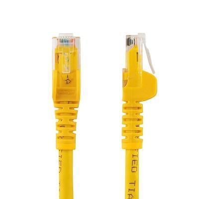 Cable de Red de 30cm Amarillo Cat6 UTP Ethernet Gigabit RJ45 sin Enganches - StarTech